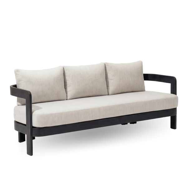 HARMONY C3 | Sillón Aluminio Símil Madera Negra